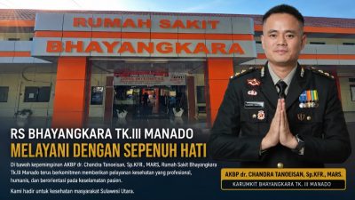 RS Bhayangkara Manado Perkuat Layanan Humanis, Hadirkan Pelayanan Kesehatan yang Mengedepankan Profesionalisme