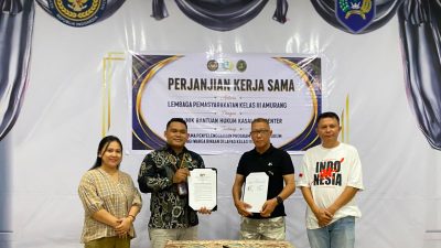 Lapas Amurang dan Kasalang Center Perkuat Akses Bantuan Hukum bagi Warga Binaan