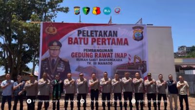 Gedung Rawat Inap Baru RS Bhayangkara Manado Mulai Dibangun, Pelayanan Kesehatan Dipersiapkan Lebih Optimal