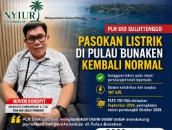 Listrik Bunaken Kembali Normal, PLN UID Suluttenggo Siapkan Penguatan Sistem