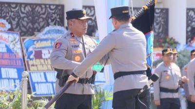 Pataka Maesa’an Waya Berpindah Tangan, Yudo Hermanto Siap Lanjutkan Pengabdian di Polda Sulut